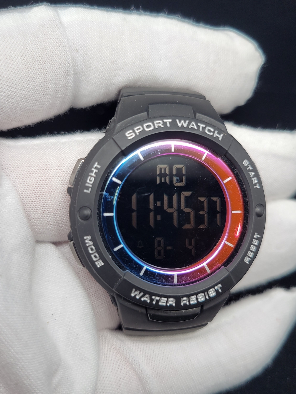 Sport Digital Watch with Multicolor Dial
